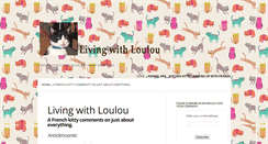 Desktop Screenshot of livingwithloulou.com